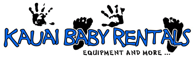 A blue and black logo for baby remi equipment rental.